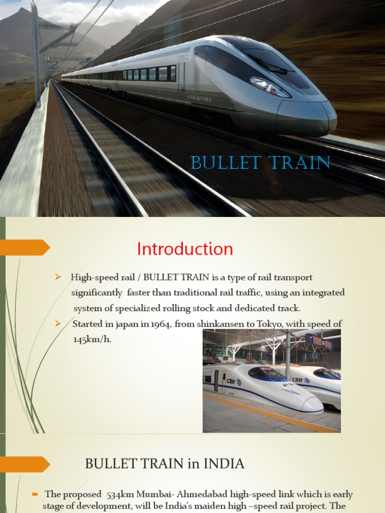 India's First Bullet Train Project | PDF | Technology & Engineering