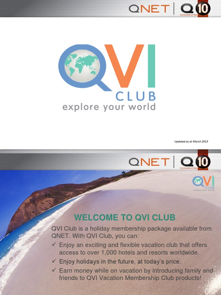 QVI Club Vacation Membership Overview | PDF | Resort | Pattaya