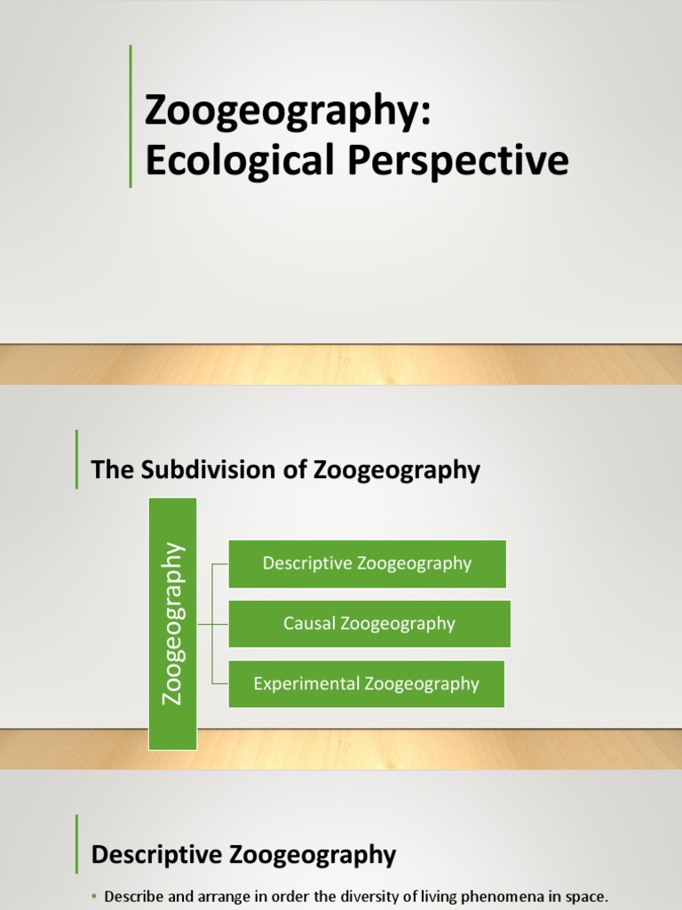  9 Zoogeography in Ecological Perspective PDF Biogeography Ecology
