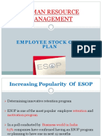 Human Resource Management: Employee Stock Option Plan