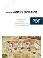 KHILJI DYNASTY (1290-1320) : Alai Darwaza Siri Fort Second City of Delhi Jamaat Khana Masjid