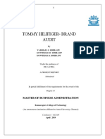Tommy Hilifiger-Brand Audit: Master of Business Administration