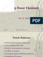 Sesi 2 Konsep Dasar Ekonomi