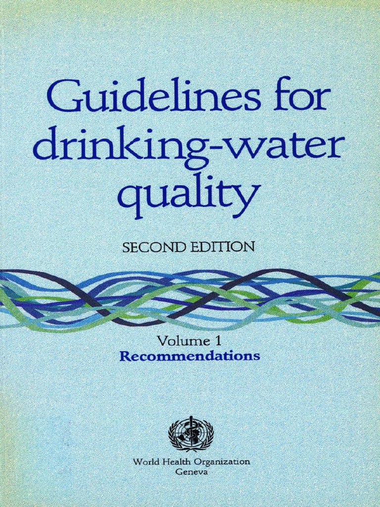 Guideline For Drinking Water Quality PDF PDF Drinking Water Infection