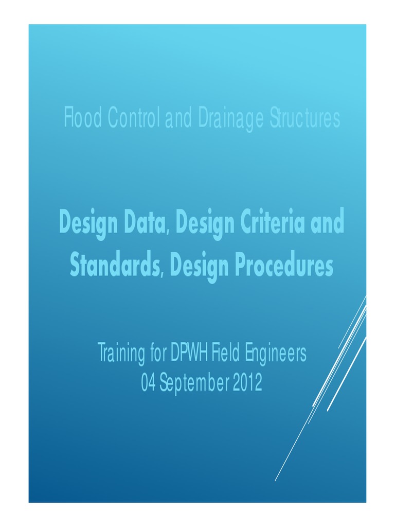 Design Presentation Flood Control Structures | PDF | Flood | Levee