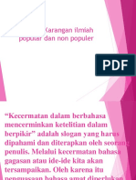 (B.Indonesia) Materi Definisi Karya Ilmiah Populer