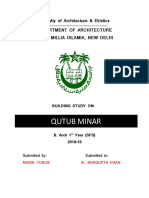 Qutub Minar: Faculty of Architecture & Ekistics Department of Architecture Jamia Millia Islamia, New Delhi