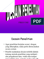 Desain Penelitian