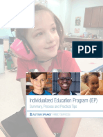 Individualized Education Program (IEP) : Summary, Process and Practical Tips