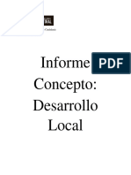 Informe Desarrollo Local