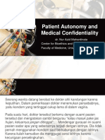 Patient Autonomy and Medical Confidentiality (Blok 1.4)