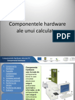 Componentele Hardware Ale Unui Calculator