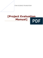 Project Evaluation Manual