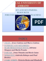 Technical University of Ambato: Internet and Multimedia Resources For English Language Teaching