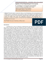 In Vitro Investigation of Seed Biopriming in Green Gram