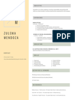 Resume - Zulema Mendoza