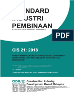 CIS21 2018 Ready Mixed Concrete