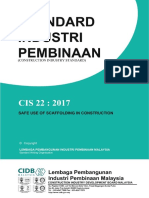 CIS 22-2017 Safe Use of Scaffolding in Construction