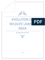 Evolution of Wildlife Laws in India