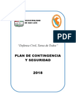 Plan de Contingencia y Seguridad