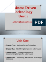 Business Driven Technology Unit 1