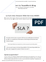 Le SLA Chez Amazon Web Services
