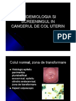 Epidemiologia Si Screeningul in Cancerul de Col Uterin PDF