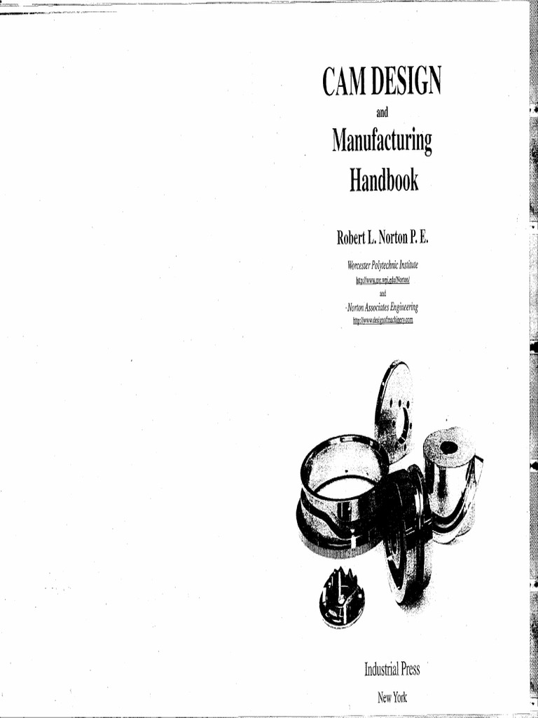 Cam Design and Manufacturing Handbook Robert L Norton PDF PDF