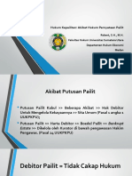 404 - Hukum Kepailitan - Akibat Hukum Kepailitan