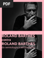 Roland Barthes Contra Roland Barthes INTERCOM 2018