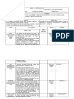 Planificación Marzo Ciencias Naturales 6º