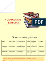 Diptongo Hiato