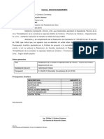 INFORME 025 - SOLICITANDO APROBANCION PRESUPUESTO ANALITICO DE LA OBRA.docx