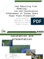 Guidelines for Modeling Itaipu Hydro Power Plant Protection