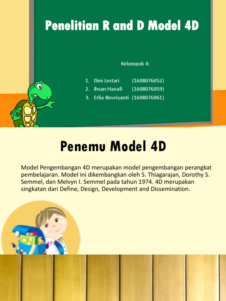 Model Pengembangan 4D Thiagarajan | PDF