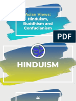 Asian Views:: Hinduism, Buddhism and Confucianism