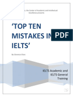 Top Ten Mistakes in IELTS