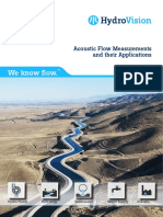 HydroVision Brochure Acoustic Flow Measurement e 2018