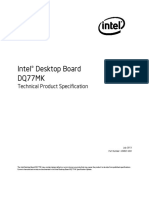 Intel® Desktop Board DQ77MK: Technical Product Specification