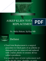 Askep Klien Total Hip Replacement: Ns. Mulia Hakam, SP - Kep MB