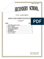 Impact and Current Status of Hiv Aids Class 9: March 20, 2019