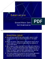 Ground Water Stabilisation