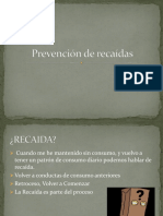 Prevención de Recaídas (Jovenes) Familia