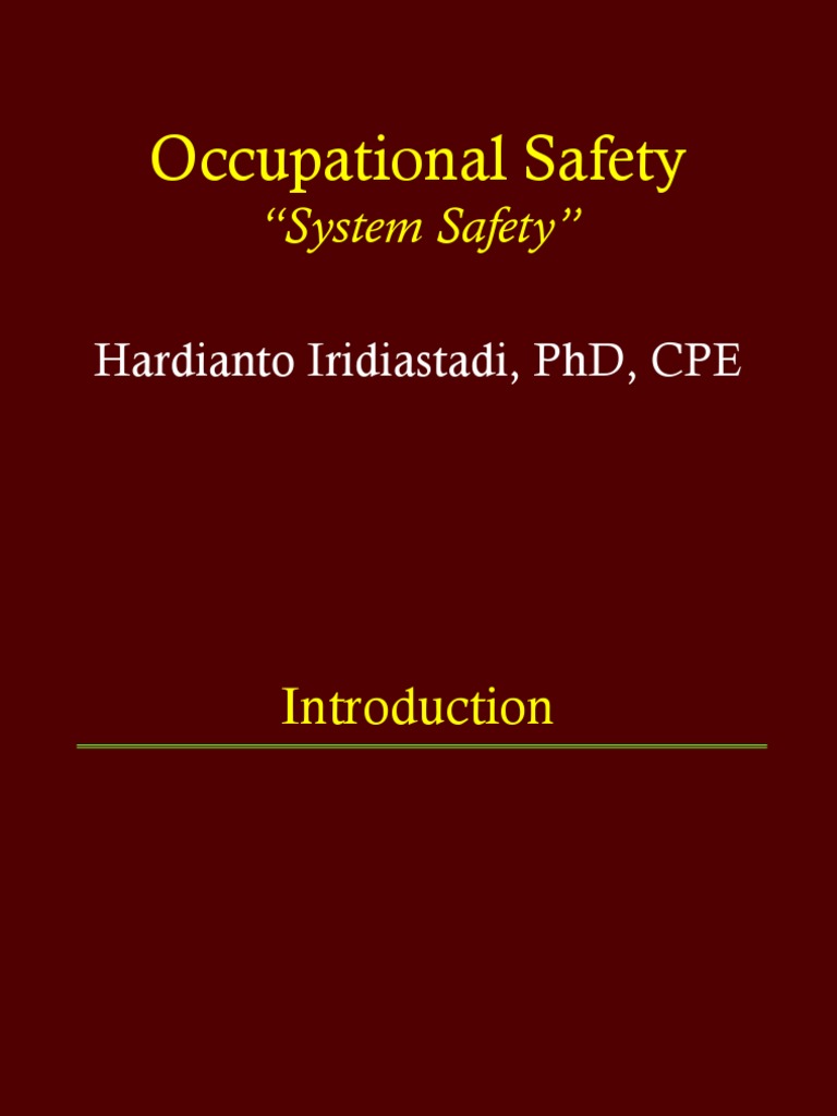 System Safety | PDF | Computers