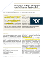 valores evaluados en modelo de competencias