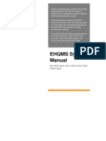 EHQMS Integrated Management System Manual Sample