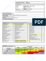 Risk Assessment Form - Part A: On Ward - Glass Part 1 Mulberry UTC 64 Parnell Road E3 2RU Tel: Mobile: Marjana Aktar