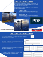 Instructivo de Armado Cerco de Obra