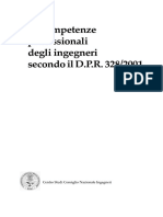 Le Competenze Professionali Degli Ingegneri Secondo Il D.P.R. 328/2001