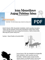 Presentasi Hukum Anjing Menurut Islam